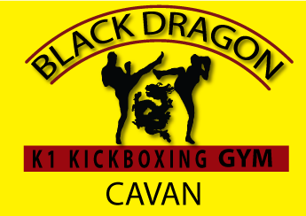 Black dragon kickboxing Logo